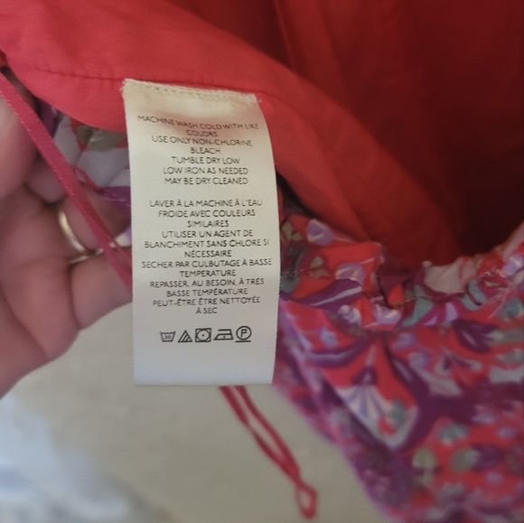 Free People Coral Tides Romper Sz Medium Hollyhock Combo NWOT - Picture 9 of 11